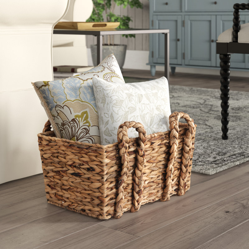 Dovecove Wicker/Rattan Basket & Reviews Wayfair